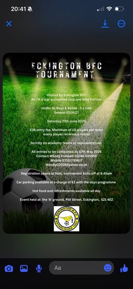 Eckington BFC Tournament image 2