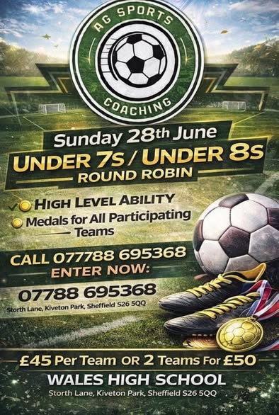 AG Sports Coaching June Round Robin Tournament listing