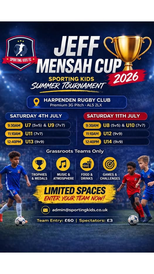 Jeff Mensah Cup 2026 flyer