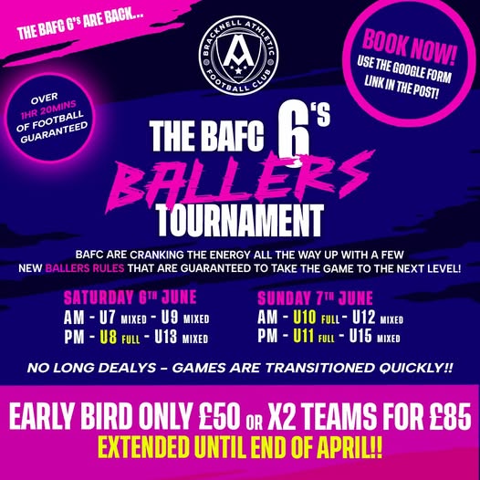 BAFC 6's Ballers Tournament flyer