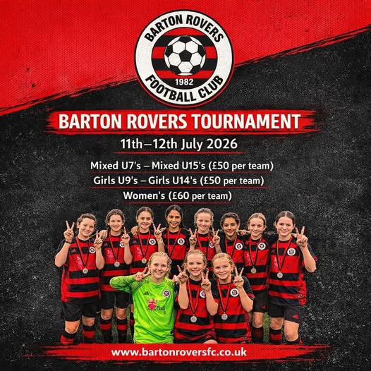 Barton Rovers Tournament flyer