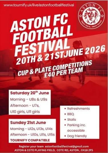 Aston FC Football Festival flyer