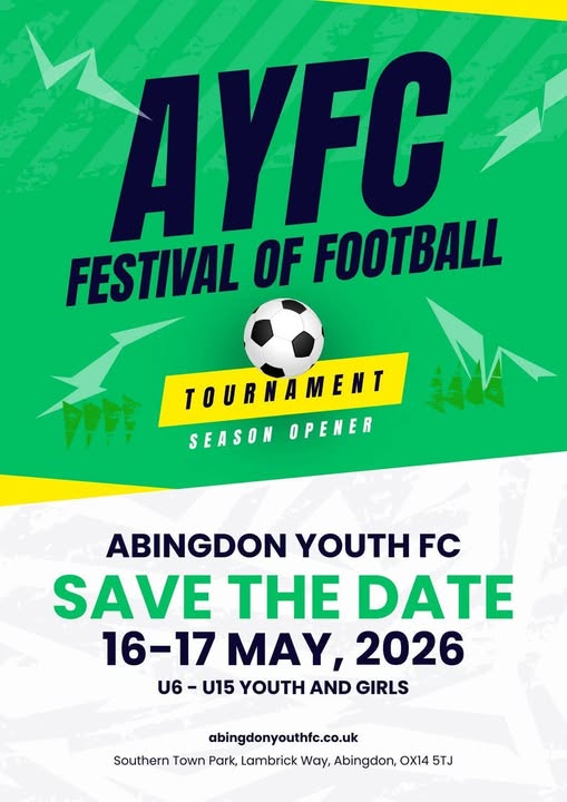 AYFC Festival of Football (Abingdon Youth FC flyer