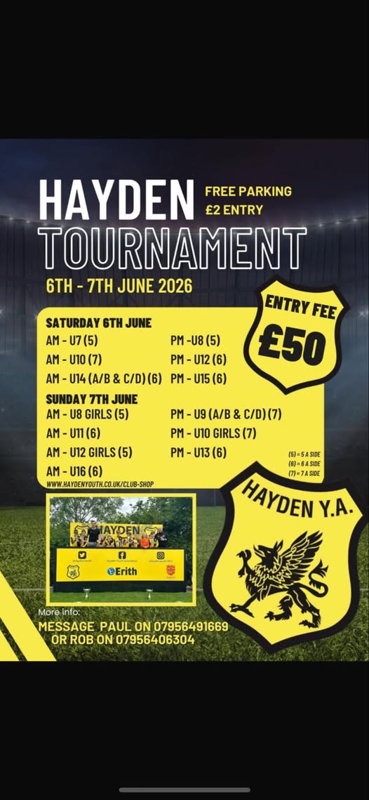 Hayden Tournament flyer
